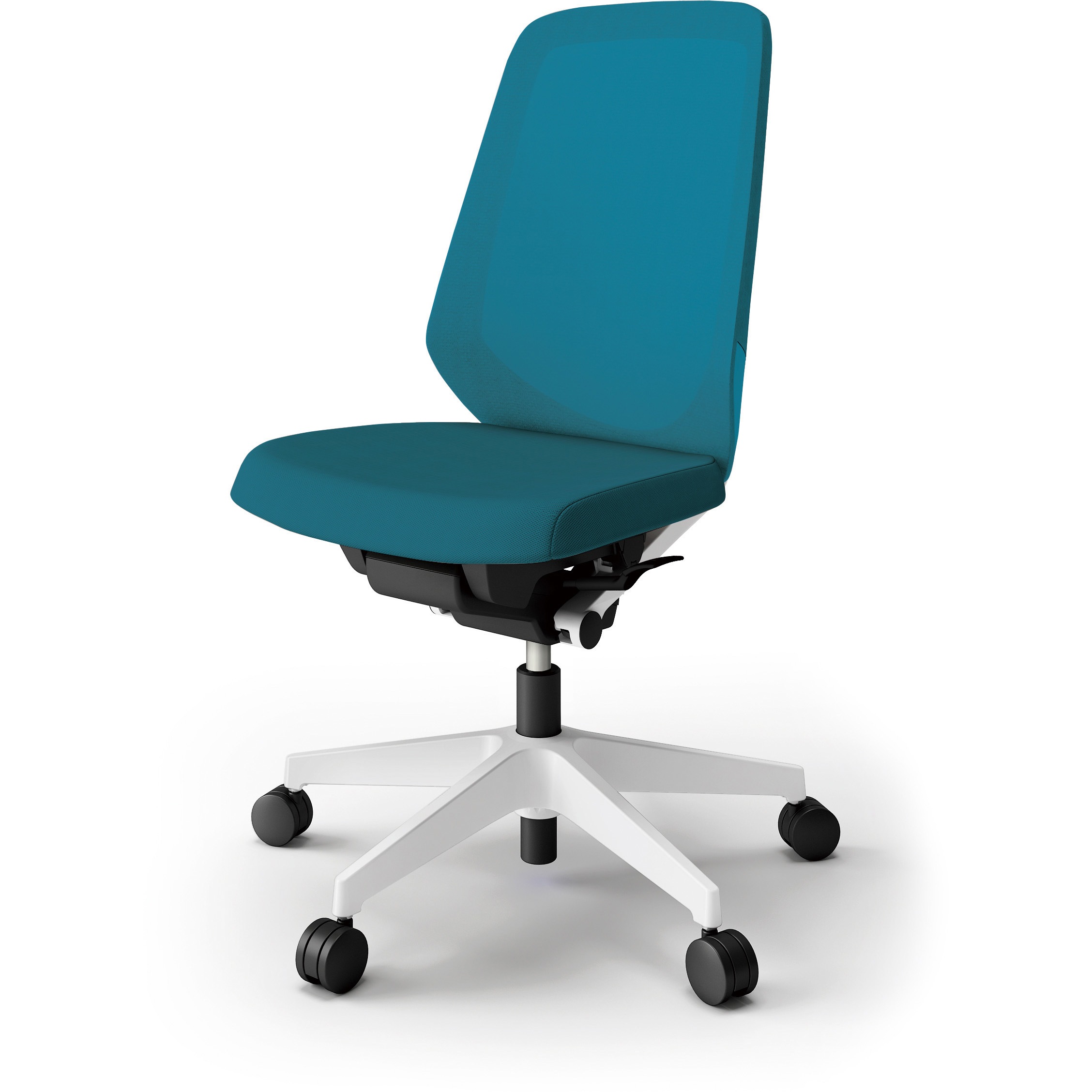 KJ-150JV-W9A3 ノートチェア プレーンメッシュバック 肘無 ハイバック ランバーサポート付 ナイロンキャスター＜配送時組立サービス付＞ 1台 イトーキ 【通販モノタロウ】