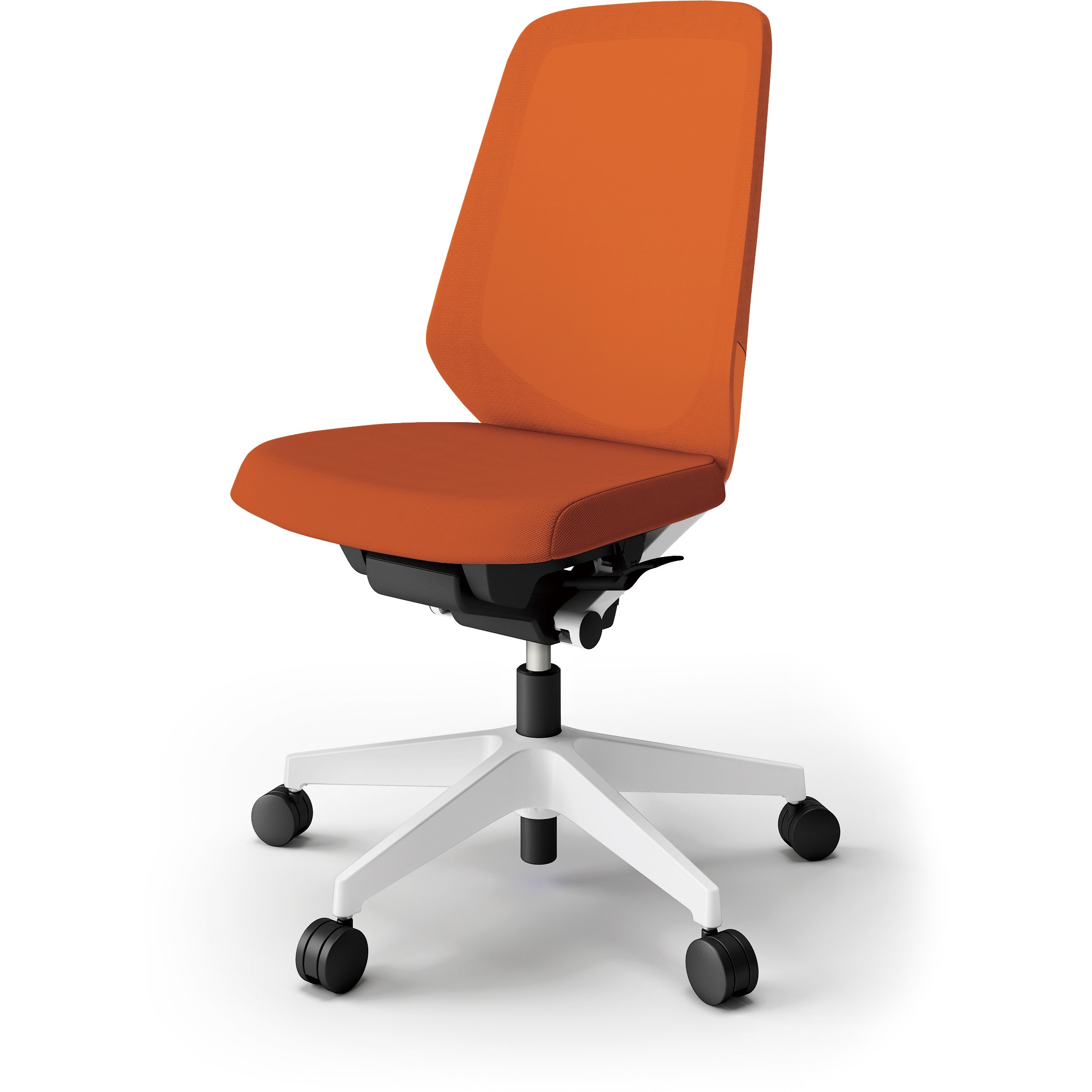 KJ-150JV-W9D3 ノートチェア プレーンメッシュバック 肘無 ハイバック ランバーサポート付 ナイロンキャスター＜配送時組立サービス付＞ 1台 イトーキ 【通販モノタロウ】