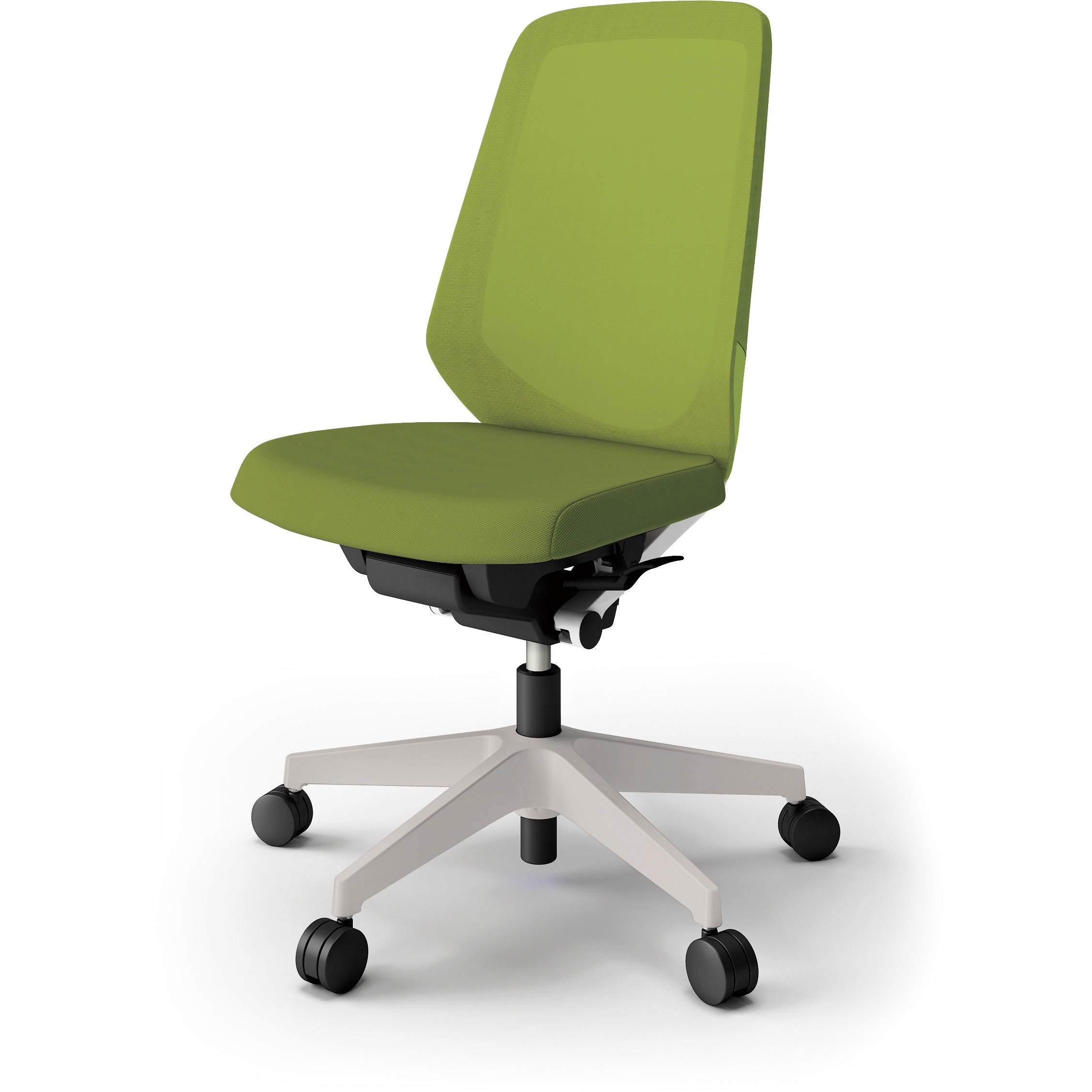 KJ-150JVM-GNQ6 ノートチェア プレーンメッシュバック 肘無 ハイバック ランバーサポート付 ウレタンキャスター＜配送時組立サービス付＞ 1台 イトーキ 【通販モノタロウ】