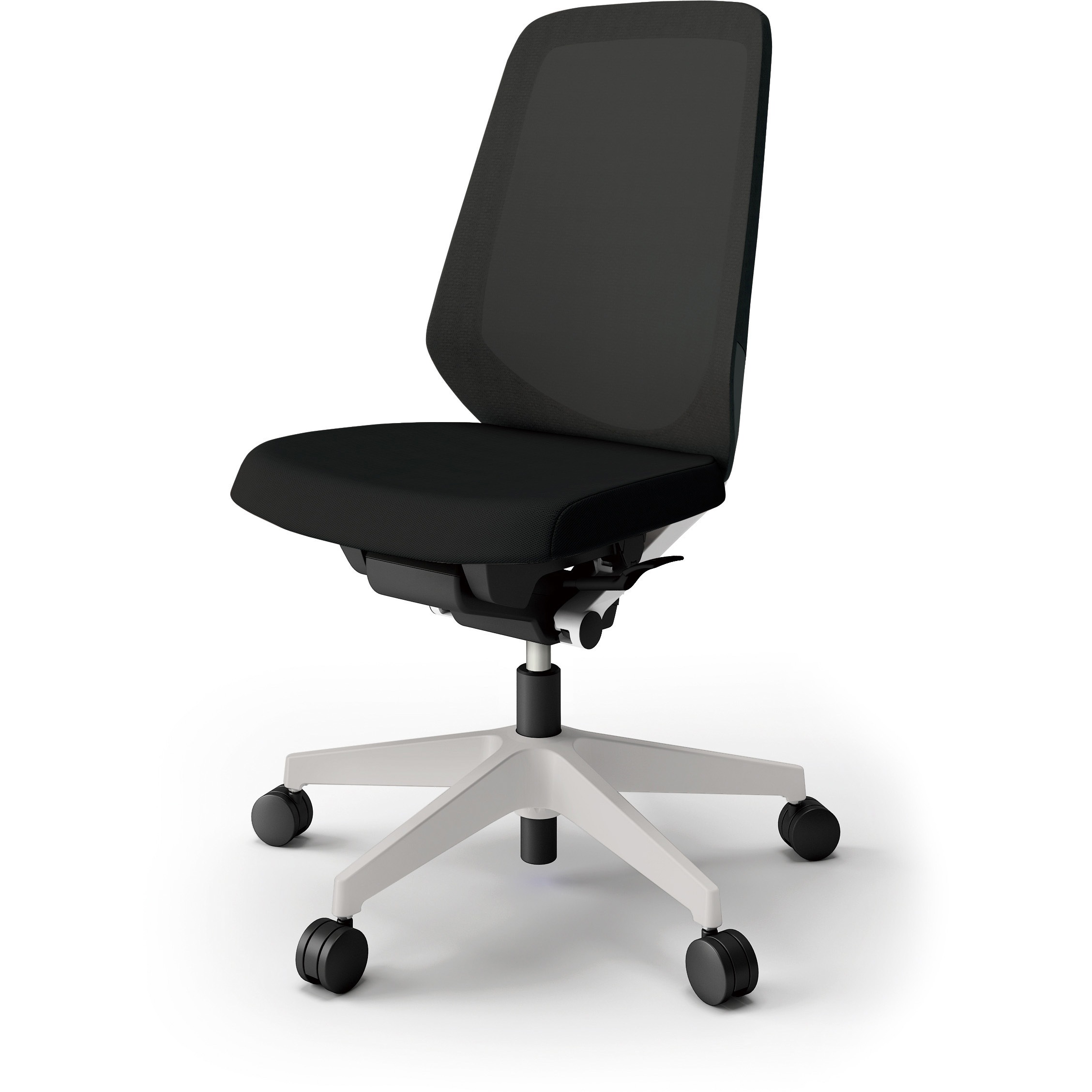 KJ-150JVM-GNT1 ノートチェア プレーンメッシュバック 肘無 ハイバック ランバーサポート付 ウレタンキャスター＜配送時組立サービス付＞ 1台 イトーキ 【通販モノタロウ】