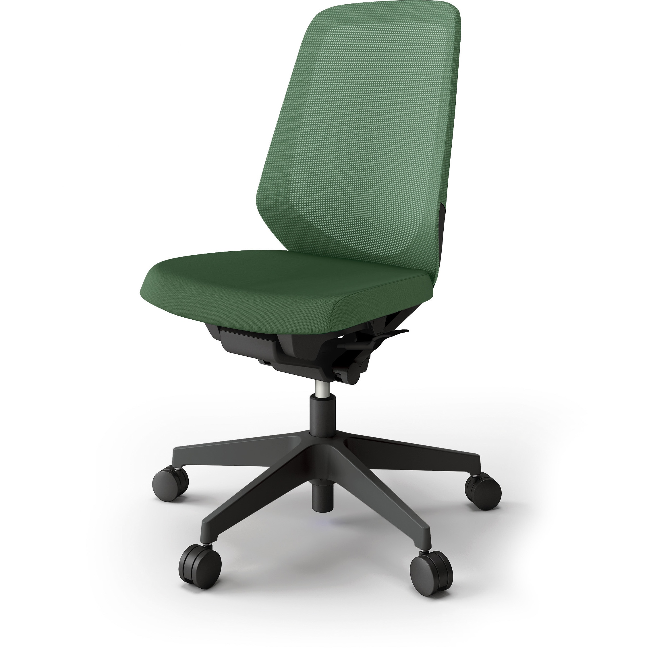 KJ-150JVM-T1Q2 ノートチェア プレーンメッシュバック 肘無 ハイバック ランバーサポート付 ウレタンキャスター＜配送時組立サービス付＞ 1台 イトーキ 【通販モノタロウ】