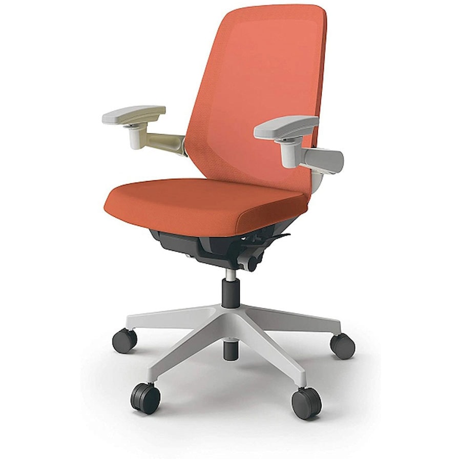 KJ-157JE2GND4 ノートチェア テクスチャードメッシュバック 可動肘 ハイバック ランバーサポート付 ナイロンキャスター<配送時組立サービス付> 1台 イトーキ 【通販モノタロウ】