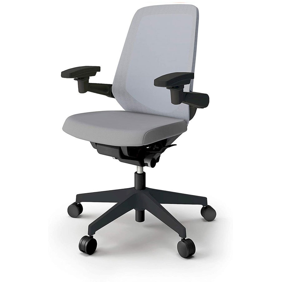 KJ-157JE2T1T7 ノートチェア テクスチャードメッシュバック 可動肘 ハイバック ランバーサポート付 ナイロンキャスター＜配送時組立サービス付＞ 1台 イトーキ 【通販モノタロウ】