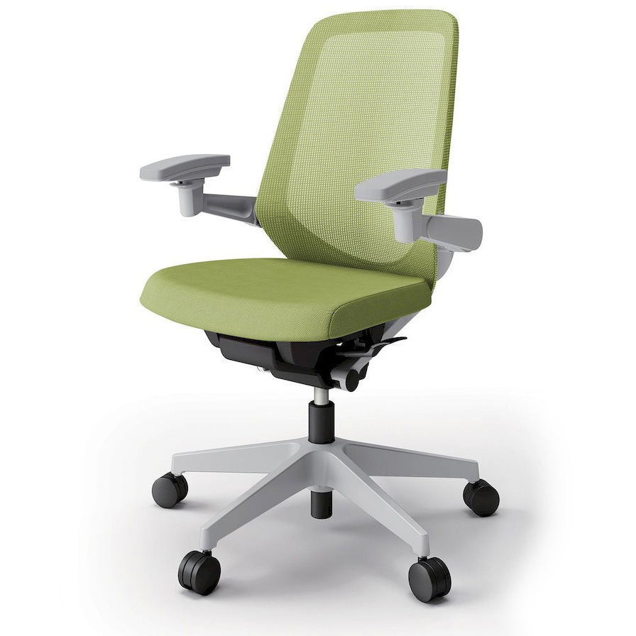 KJ-157JVM1GNQ6 ノートチェア プレーンメッシュバック 可動肘 ハイバック ランバーサポート付 ウレタンキャスター＜配送時組立サービス付＞ 1台 イトーキ 【通販モノタロウ】