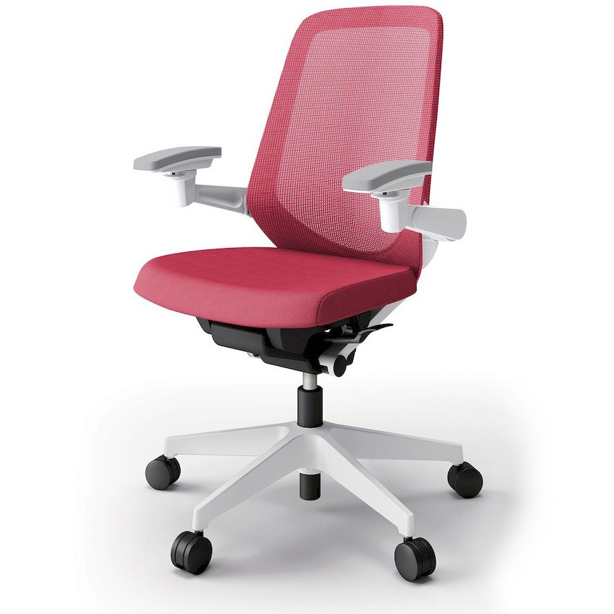 KJ-157JVM1W9M4 ノートチェア プレーンメッシュバック 可動肘 ハイバック ランバーサポート付 ウレタンキャスター＜配送時組立サービス付＞ 1台 イトーキ 【通販モノタロウ】