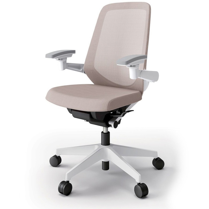 KJ-157JVM1W9Y3 ノートチェア プレーンメッシュバック 可動肘 ハイバック ランバーサポート付 ウレタンキャスター＜配送時組立サービス付＞ 1台 イトーキ 【通販モノタロウ】