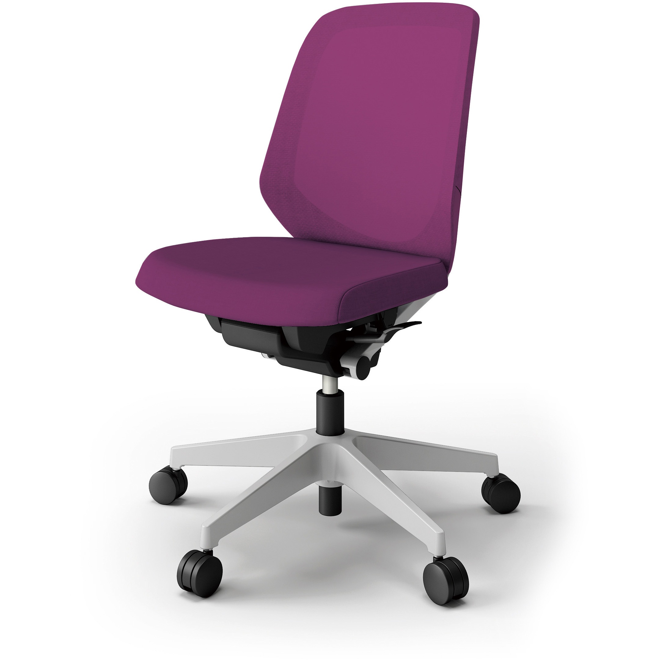 KJ-160JVM-GNX7 ノートチェア プレーンメッシュバック 肘無 ローバック ランバーサポート付 ウレタンキャスター＜配送時組立サービス付＞ 1台 イトーキ 【通販モノタロウ】