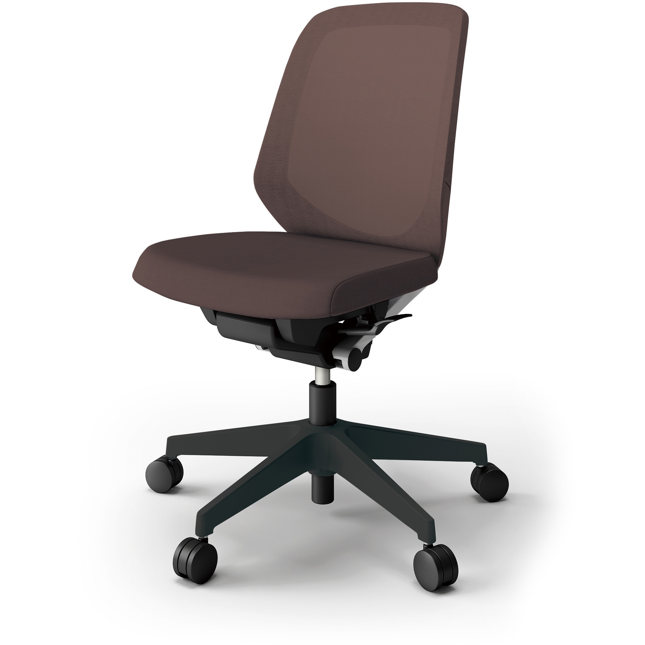 KJ-160JVM-T1H2 ノートチェア プレーンメッシュバック 肘無 ローバック ランバーサポート付 ウレタンキャスター＜配送時組立サービス付＞ 1台 イトーキ 【通販モノタロウ】