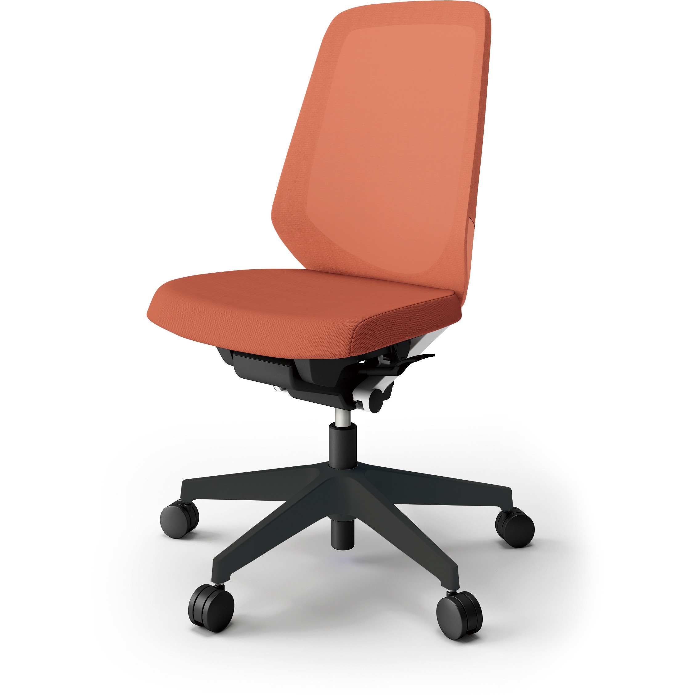 KJ-170JE-T1D4 ノートチェア テクスチャードメッシュバック 肘無 ハイバック ランバーサポートなし ナイロンキャスター＜配送時組立サービス付＞ 1台 イトーキ 【通販モノタロウ】