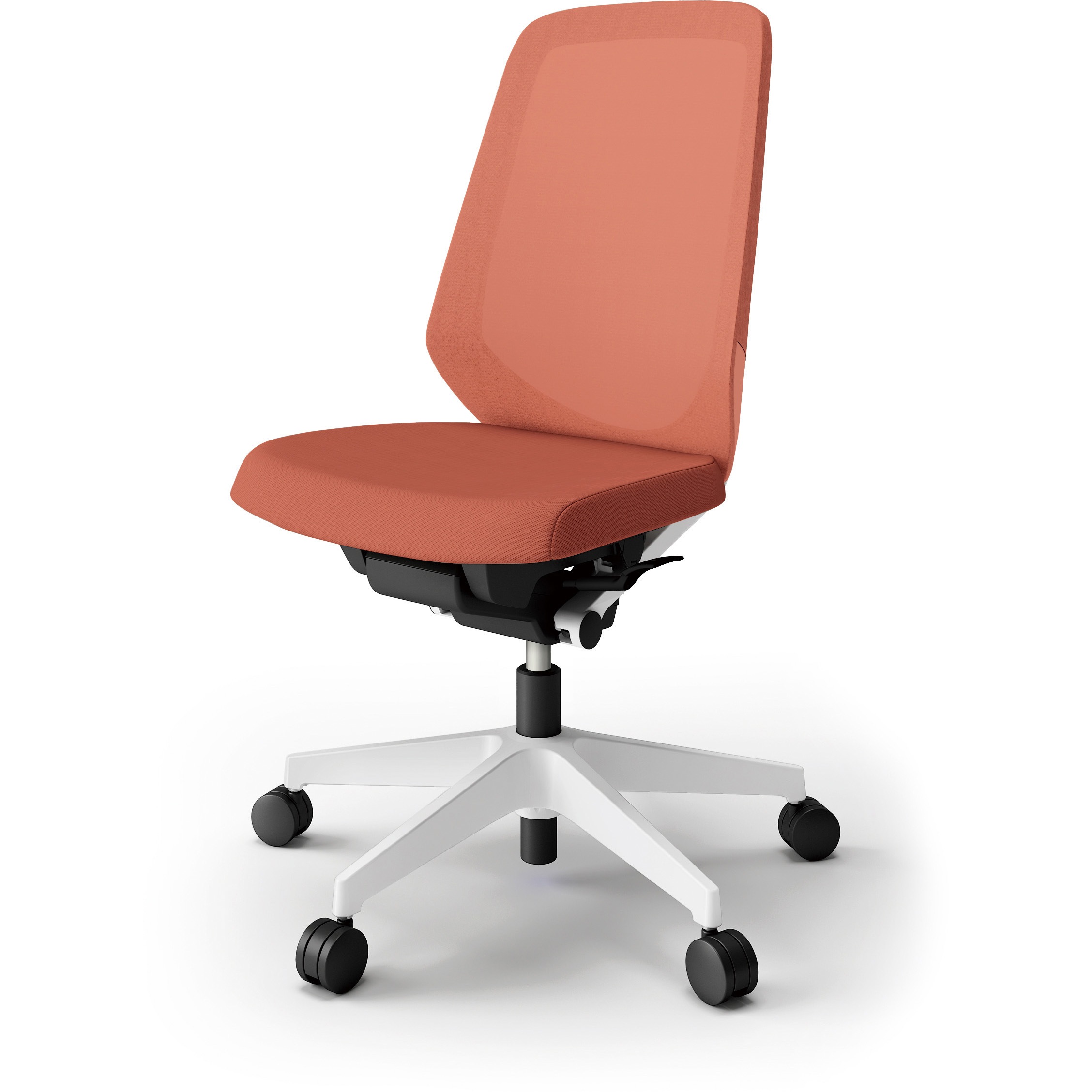 KJ-170JE-W9D4 ノートチェア テクスチャードメッシュバック 肘無 ハイバック ランバーサポートなし ナイロンキャスター＜配送時組立サービス付＞ 1台 イトーキ 【通販モノタロウ】