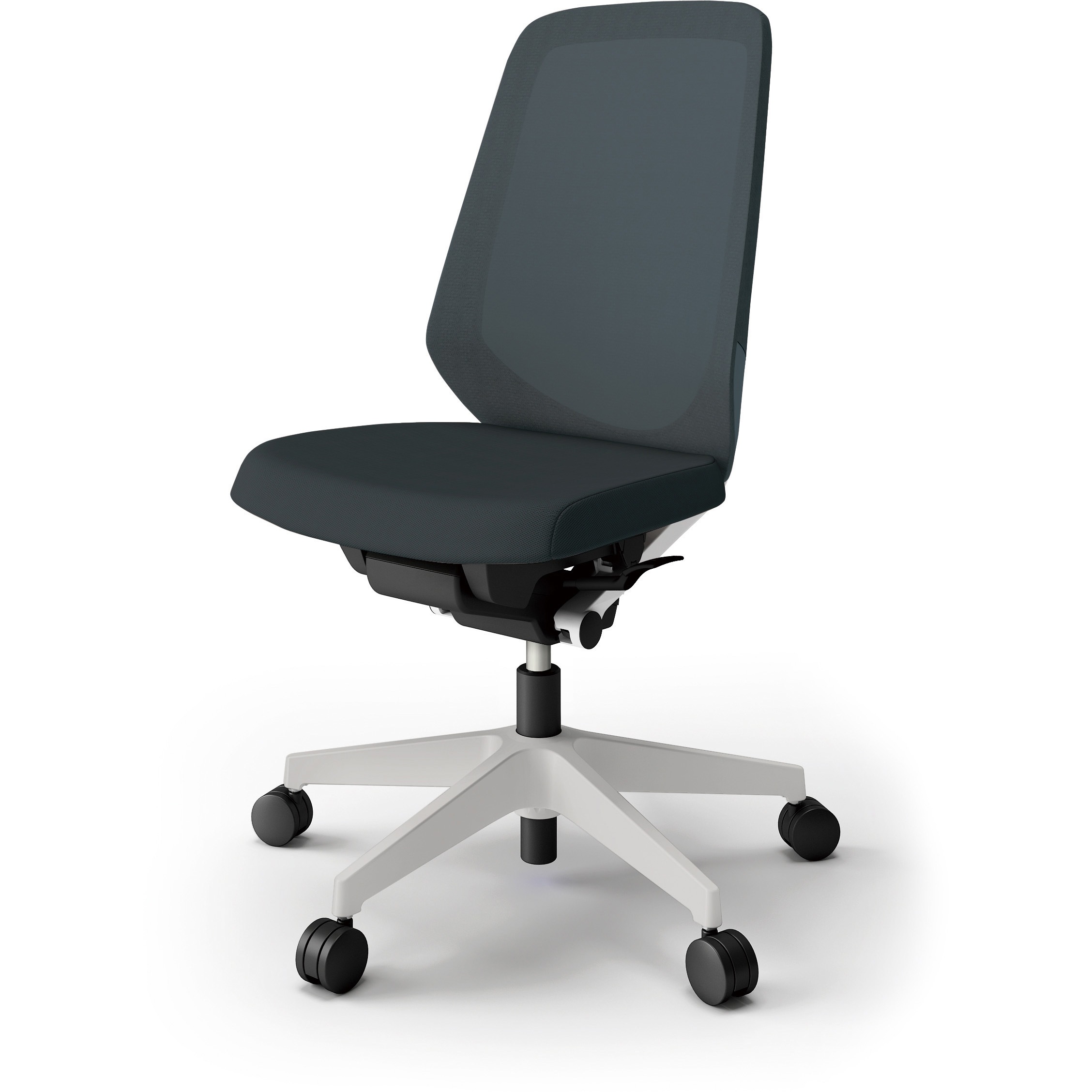 KJ-170JV-GNW2 ノートチェア プレーンメッシュバック 肘無 ハイバック ランバーサポートなし ナイロンキャスター＜配送時組立サービス付＞ 1台 イトーキ 【通販モノタロウ】