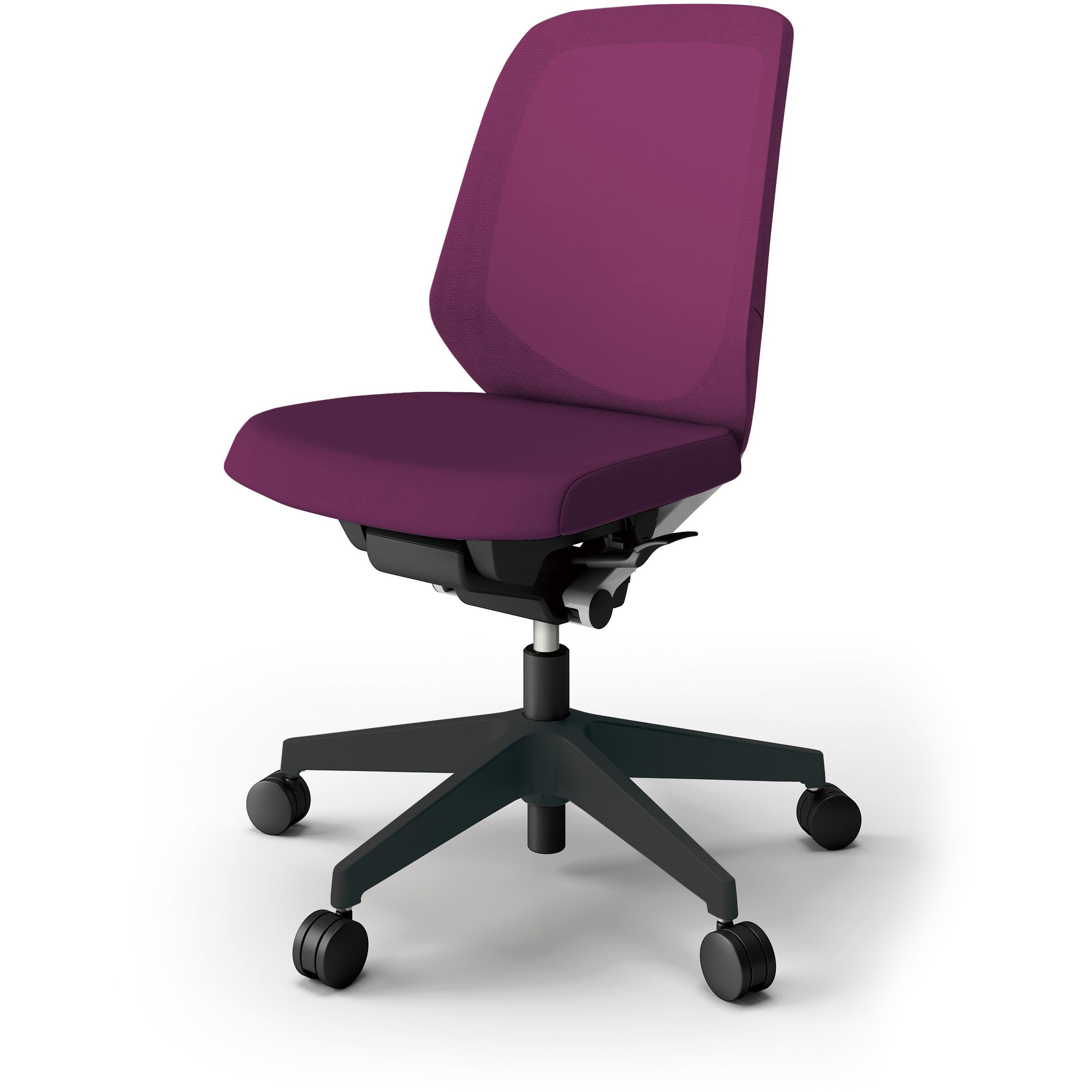 KJ-180JV-T1X7 ノートチェア プレーンメッシュバック 肘無 ローバック ランバーサポートなし ナイロンキャスター＜配送時組立サービス付＞ 1台 イトーキ 【通販モノタロウ】