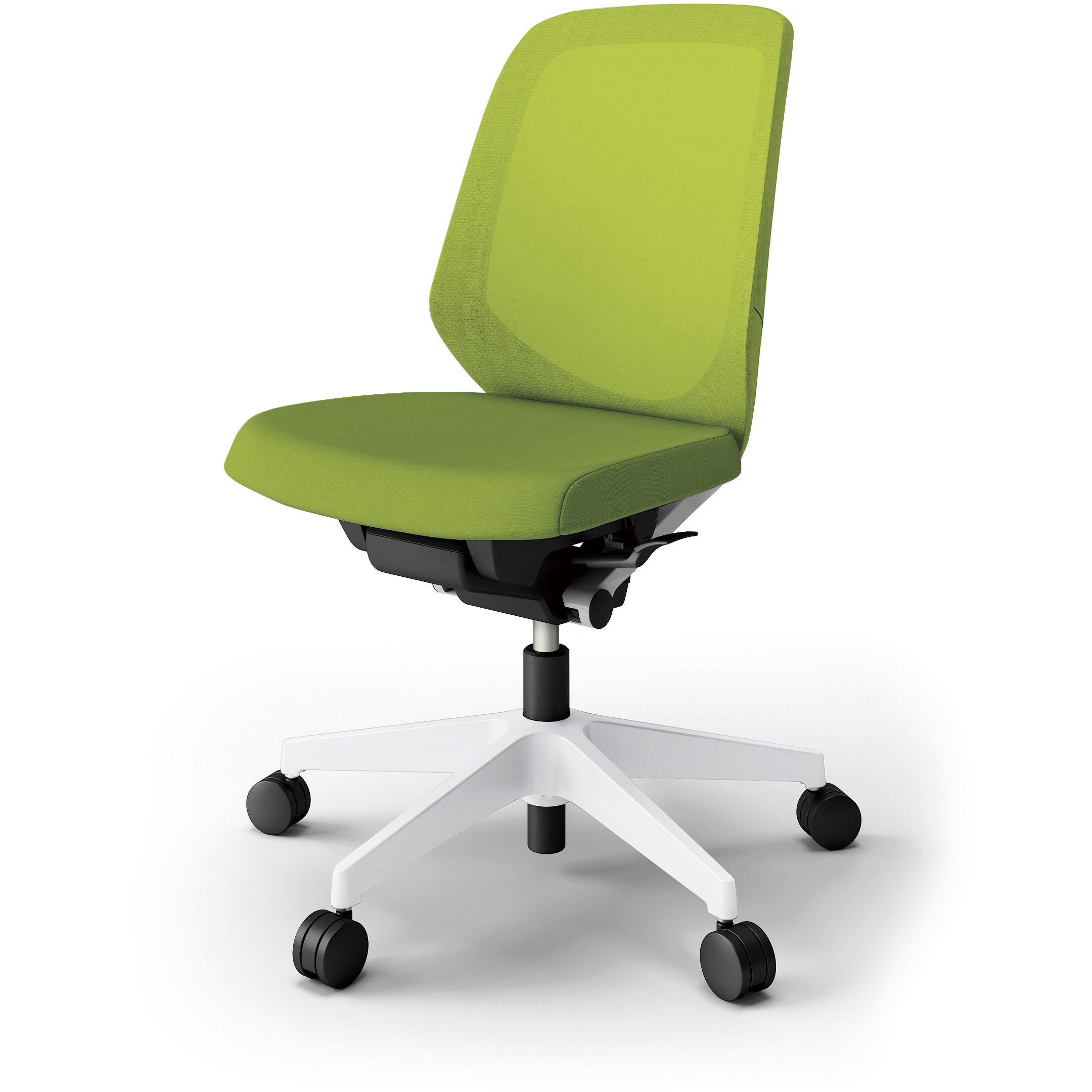 KJ-180JV-W9Q6 ノートチェア プレーンメッシュバック 肘無 ローバック ランバーサポートなし ナイロンキャスター＜配送時組立サービス付＞ 1台 イトーキ 【通販モノタロウ】