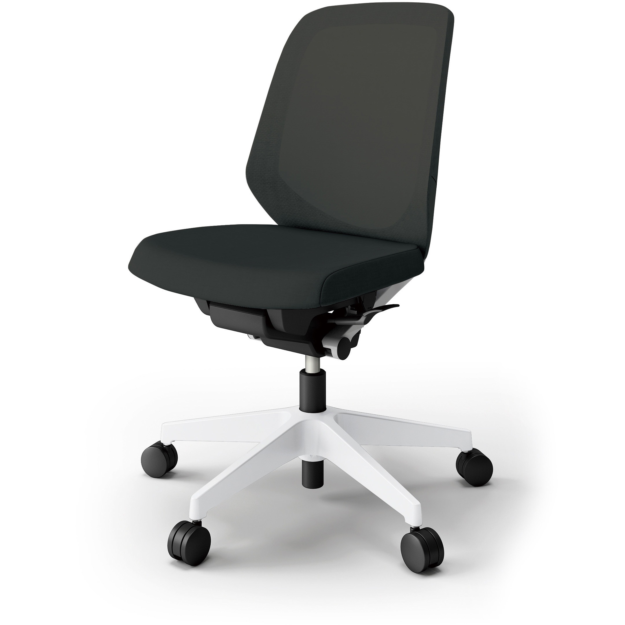 KJ-180JV-W9T1 ノートチェア プレーンメッシュバック 肘無 ローバック ランバーサポートなし ナイロンキャスター＜配送時組立サービス付＞ 1台 イトーキ 【通販モノタロウ】