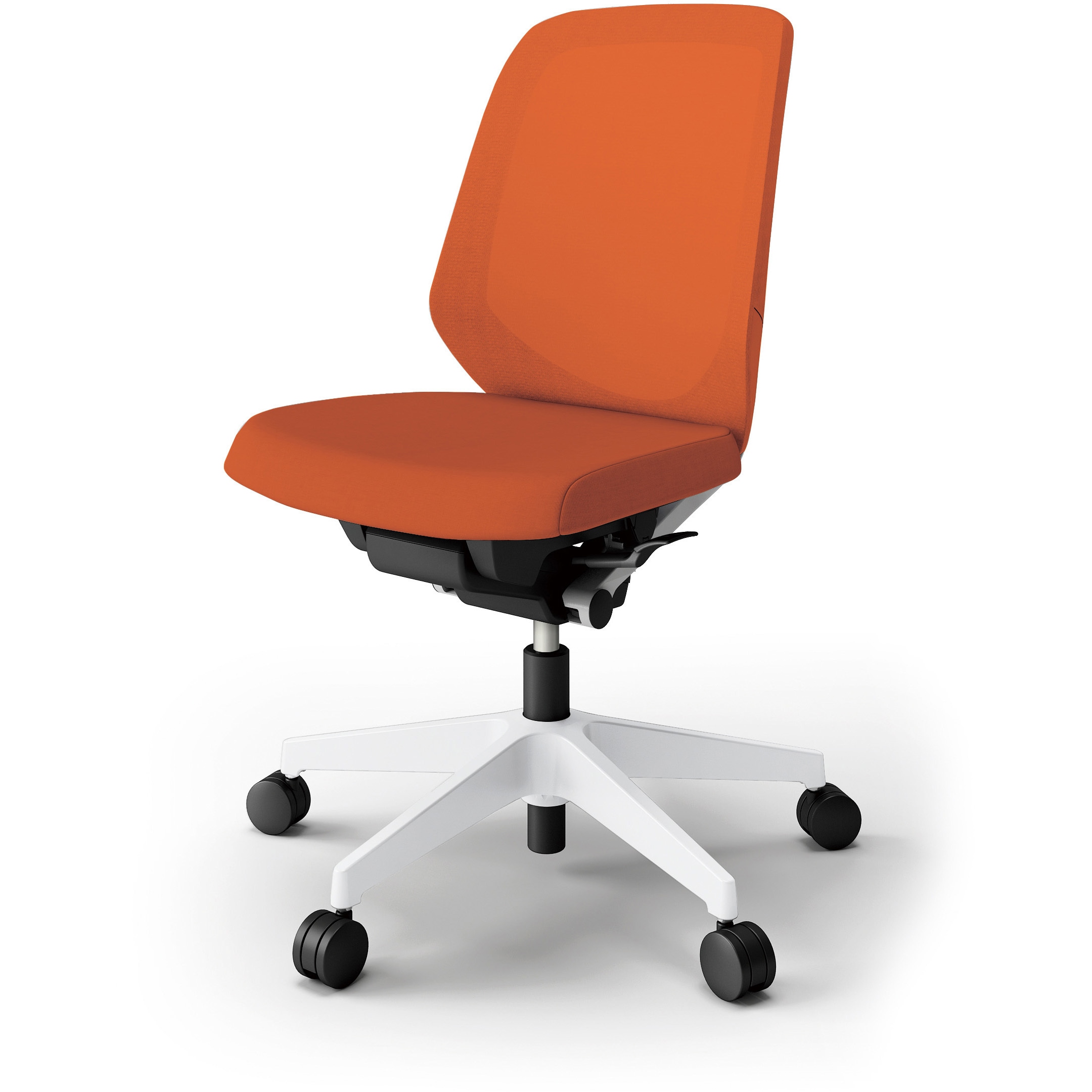 KJ-180JVM-W9D3 ノートチェア プレーンメッシュバック 肘無 ローバック ランバーサポートなし ウレタンキャスター＜配送時組立サービス付＞ 1台 イトーキ 【通販モノタロウ】