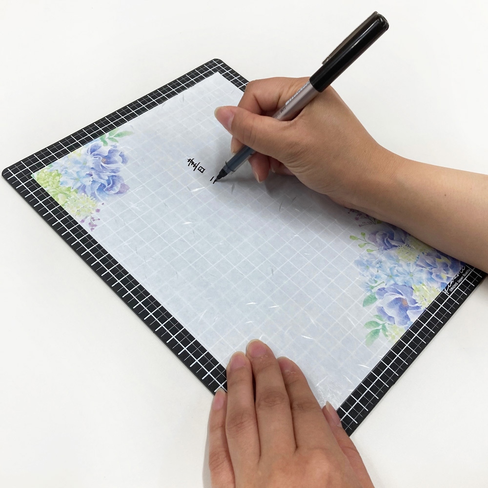 共栄プラスチック ライティングマット下敷き WMS－A4－BL A4＋