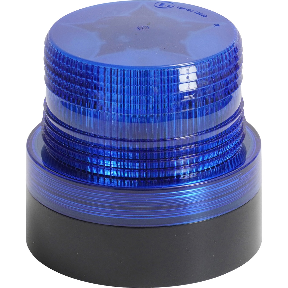 回転灯 電池式 モノタロウ 光源LED DC6V 円筒形 発光色:青 - 【通販