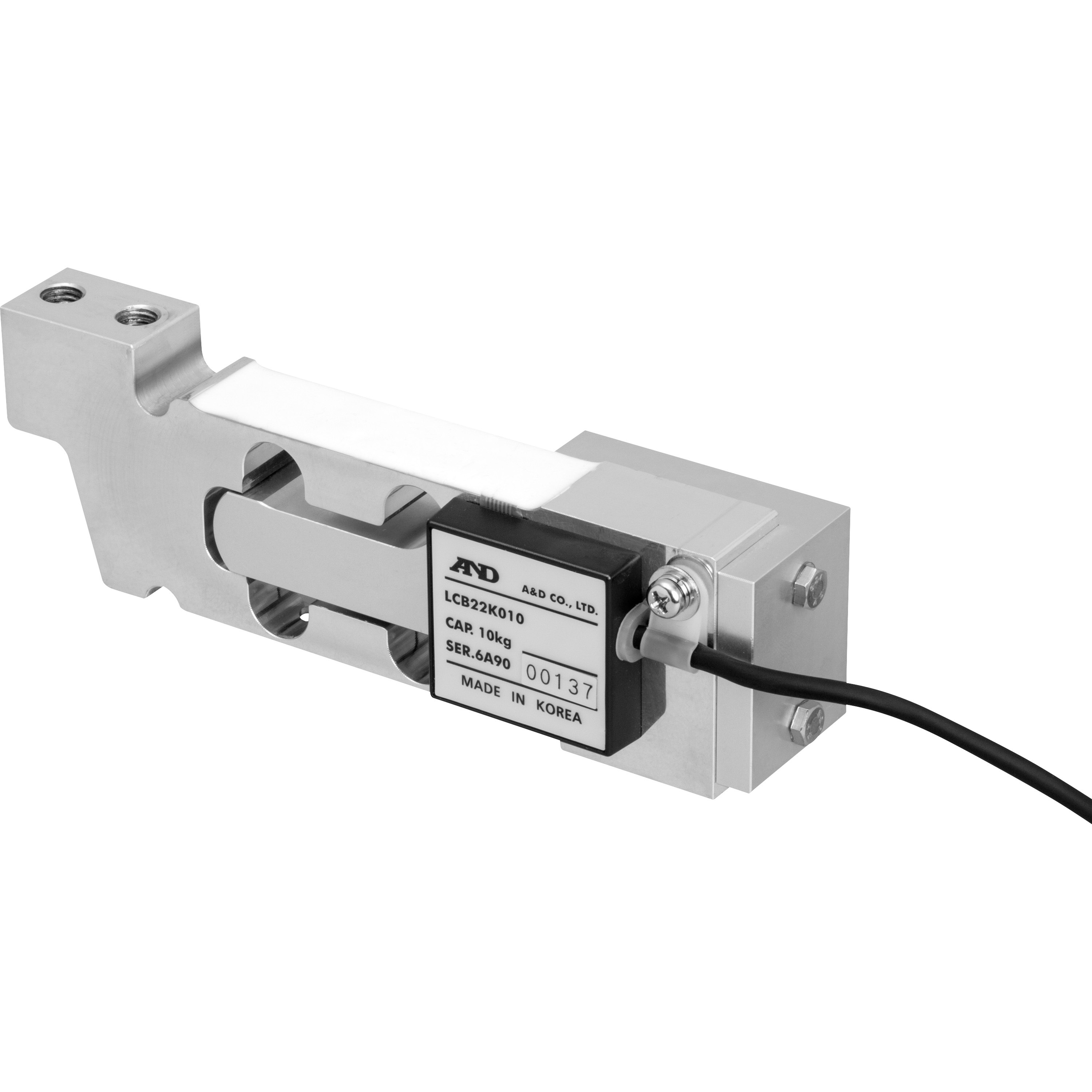 LCB22-K010(98.07N) ストッパー付きシングルポイントロードセル エー・アンド・デイ ケーブル長1.5m