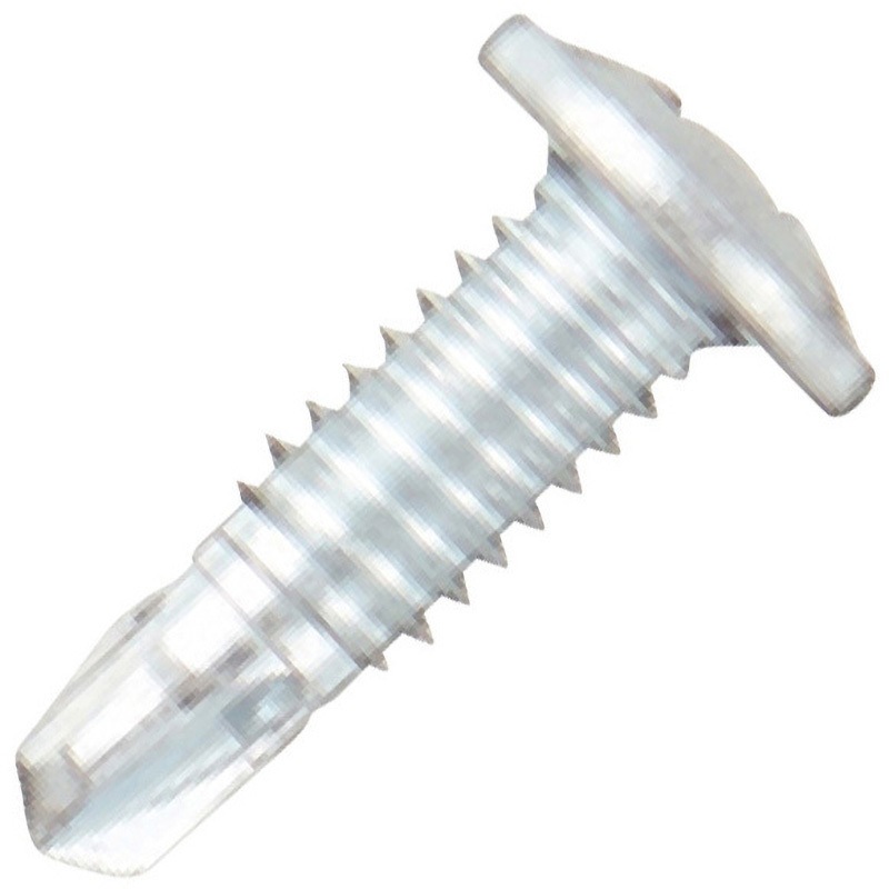 6913RDS リベットダンバ 若井産業 鉄製 3価ユニクロ シルバー色 全長13mmねじ長さ13mm 1箱(1000本) 6913RDS