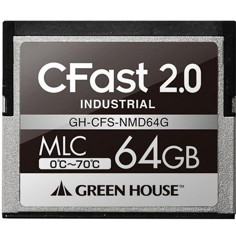 GH-CFS-NMD64G CFast2.0 SATA6.0Gb/s MLC 0～70℃ 64GB 1個 グリーンハウス 【通販モノタロウ】