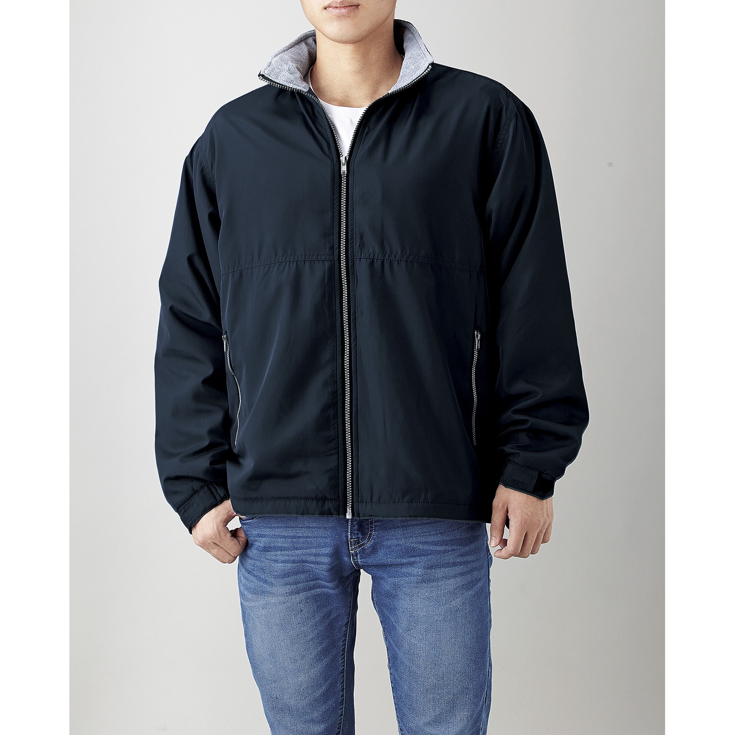 FLC018-ネイビー-L フリースコート フェリック 混率ポリエステル100% L FLC018-ネイビー-L フリースコート フェリック 混率ポリエステル100% L