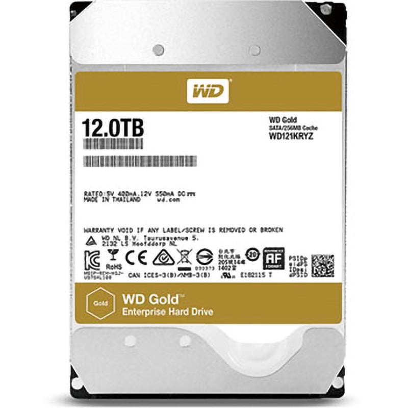 WD121KRYZ 内蔵ハードディスク 3.5インチ WD Gold 1台 Western Digital