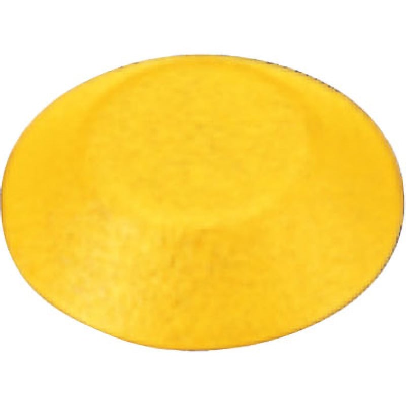 65-1339-09 点字タイル ドット（警告/停止） 300×300mm 黄 1