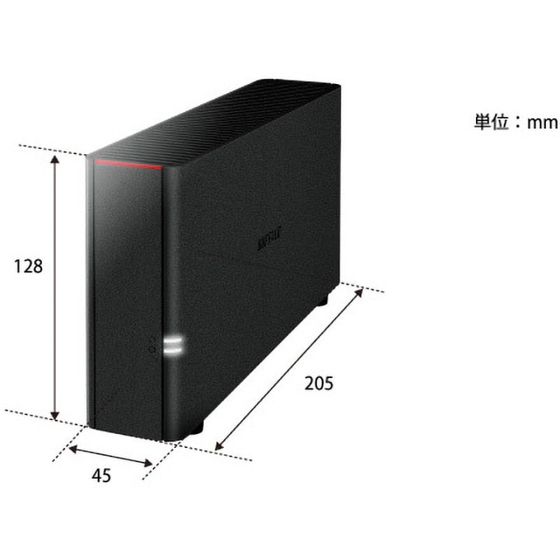 LS210DN0101B LinkStation for SOHO LS210DNBシリーズ SOHO向け1ドライブNAS BUFFALO(バッファロー)  搭載ドライブ1TB×1 - 【通販モノタロウ】