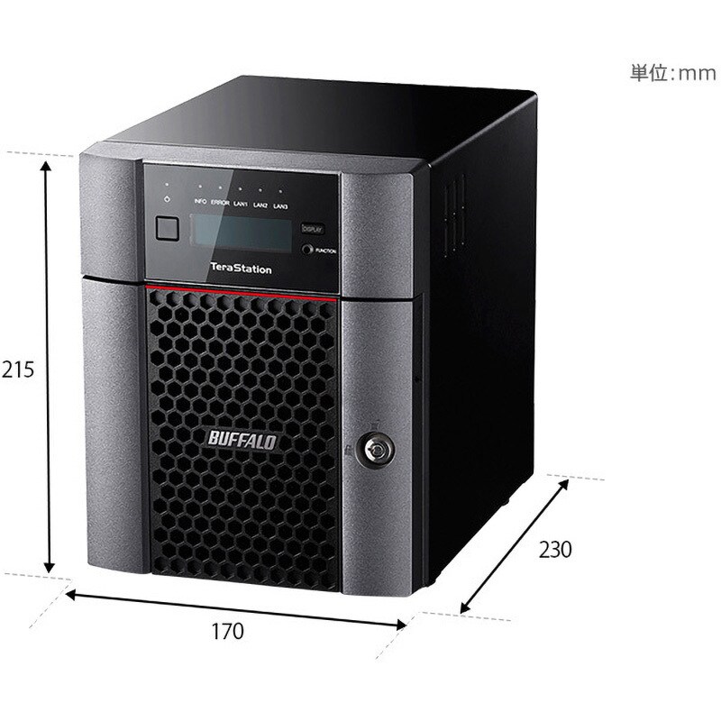 TS5410DN0804 TeraStation TS5410DNシリーズ 10GbE標準搭載 法人向け 4ドライブNAS 1台 BUFFALO( バッファロー) 【通販モノタロウ】