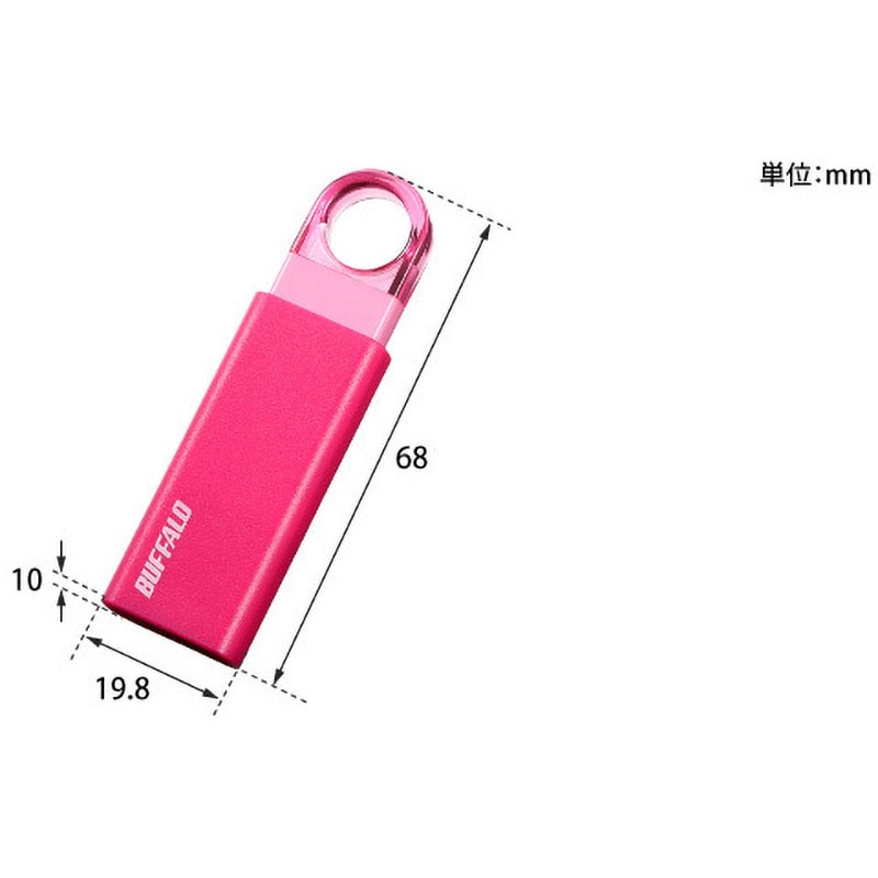 RUF3-KS64GA-BK オートリターン機構搭載 ノックスライド USB3．1(Gen1