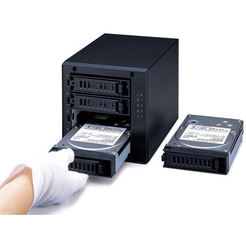 HD-QL4TU3/R5J ドライブステーション RAID5機能搭載 USB3．0用