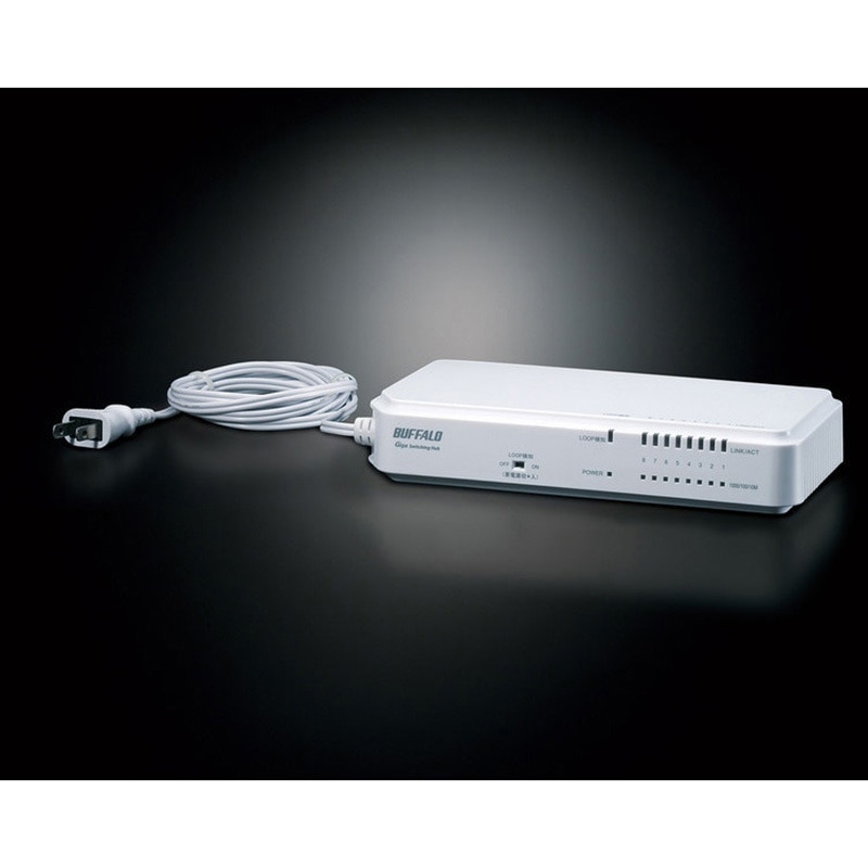 BS-G2108UR-TP レイヤー2 Giga対応 ノン・インテリジェントスイッチ 8