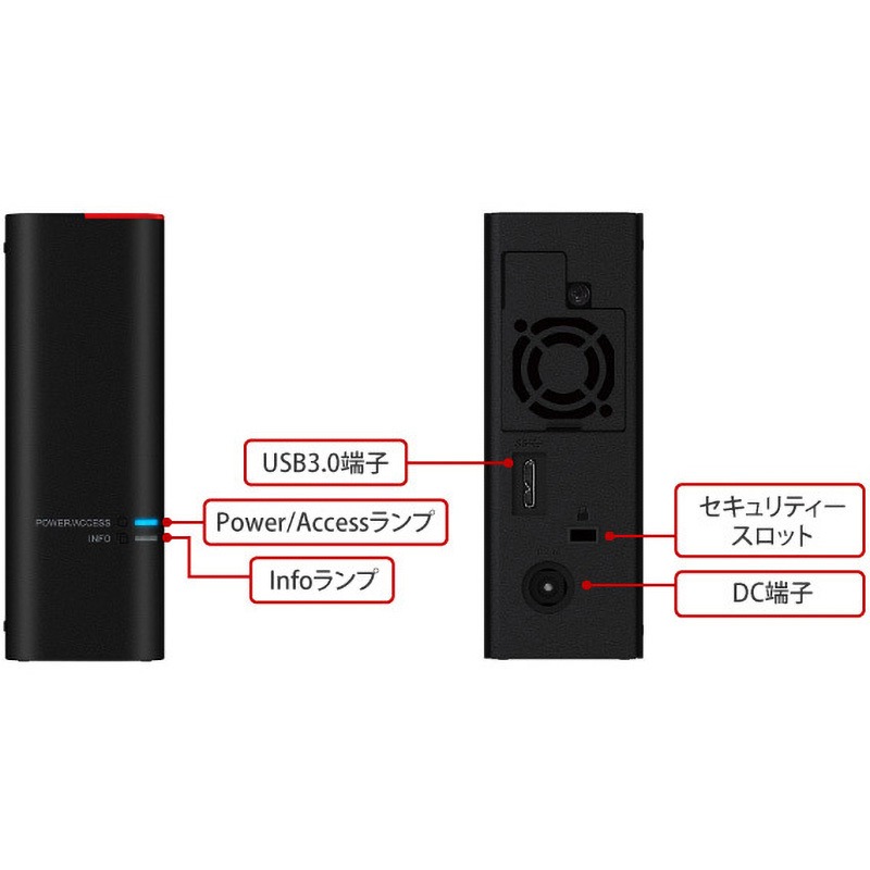HD-SH8TU3 法人向け HDD買い替え推奨通知搭載 USB3．0用 外付け 