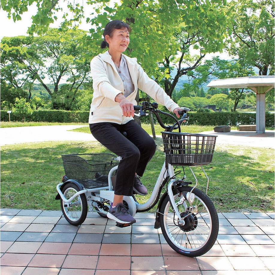 a31406 アシらくロータイプ電動アシスト三輪自転車 1台 ファミリー