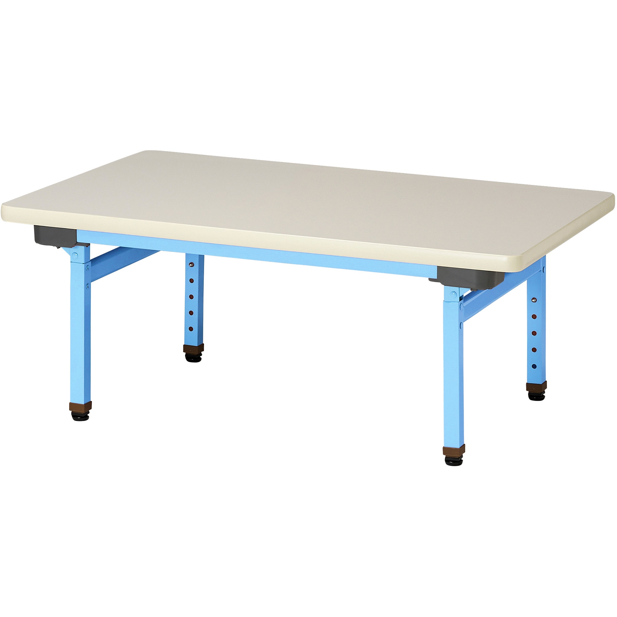 EUC-B0960-VIV 教育施設テーブル ニシキ工業 高さ380～500mm幅900mm奥行600mm  EUC-B0960-VIV