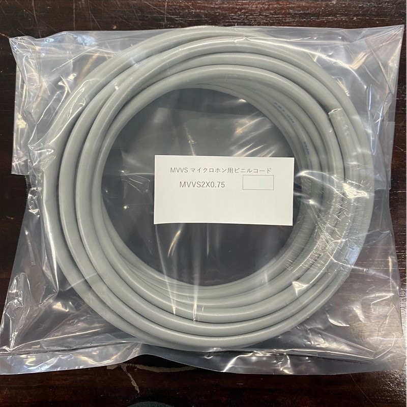 マイクコード MVVS 2×0.75 富士電線工業 MVVS0.75SQx2C マイクコード MVVS 富士電線工業 産業機械用ケーブル