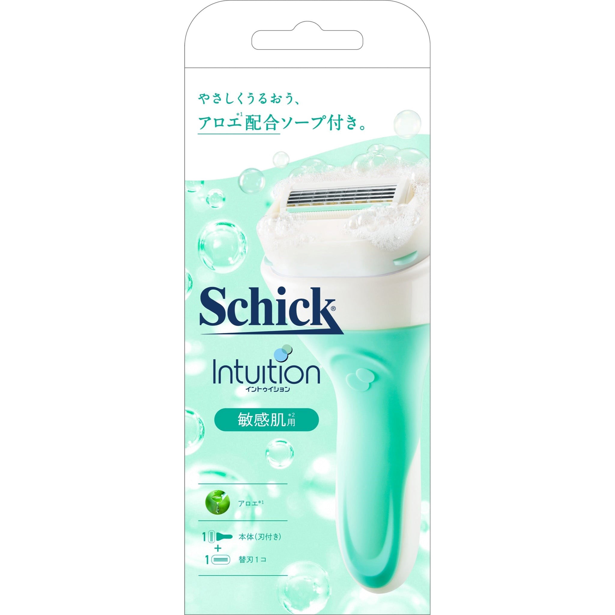 イントゥイション 敏感肌用 Schick(シック) 商品タイプ:ホルダー 刃