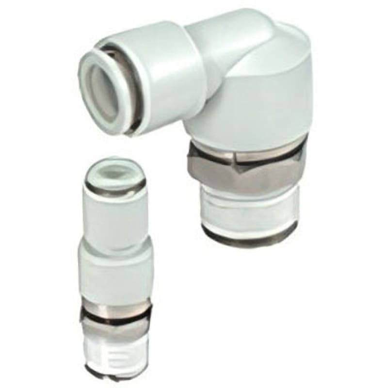 25A-KXL08-G01 二次電池対応 ロータリワンタッチ管継手(高速タイプ)/25A-KXシリーズ SMC 空気 エルボユニオン G1/8 適合チューブ外径8mm 1袋(2個) 9,995円