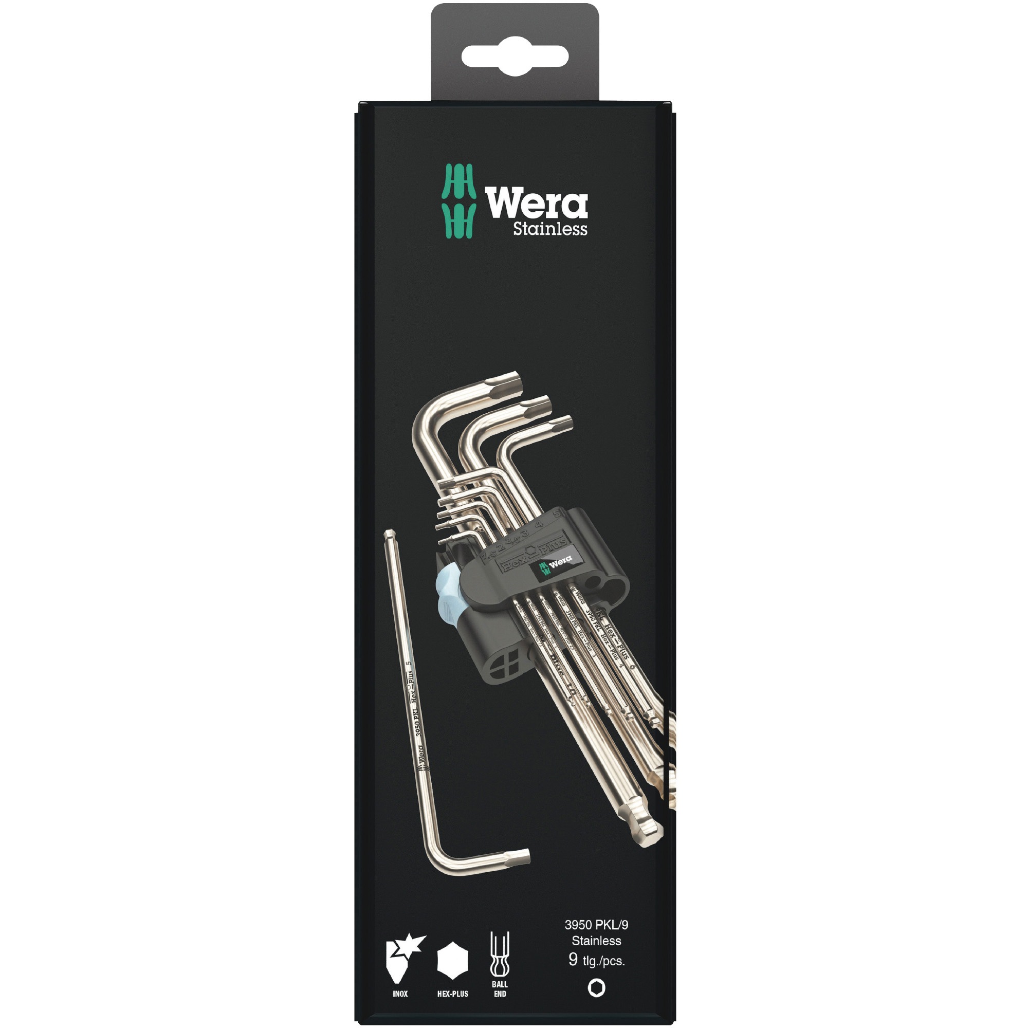 073544 (Ball Hex-Plus)キーレンチ(ステンレス) 1セット Wera 【通販モノタロウ】