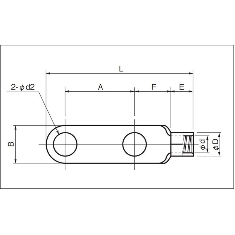 RD 150-12 銅線用 裸圧着端子 丸形(RD形) ニチフ RoHS指令の規制適合品