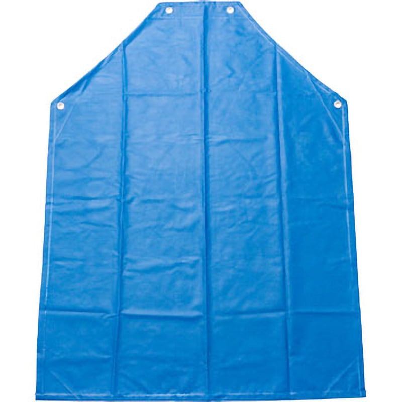 前掛け ビニール製 胸付 モノタロウ 青色 M - 【通販モノタロウ】