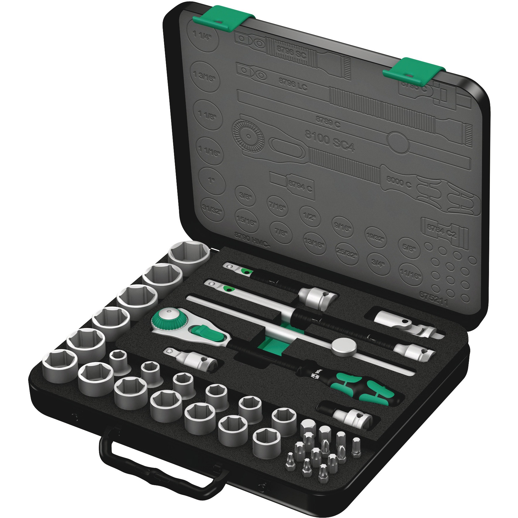 003647 ソケットレンチセット(ZYKLOP) 1セット Wera 【通販モノタロウ】