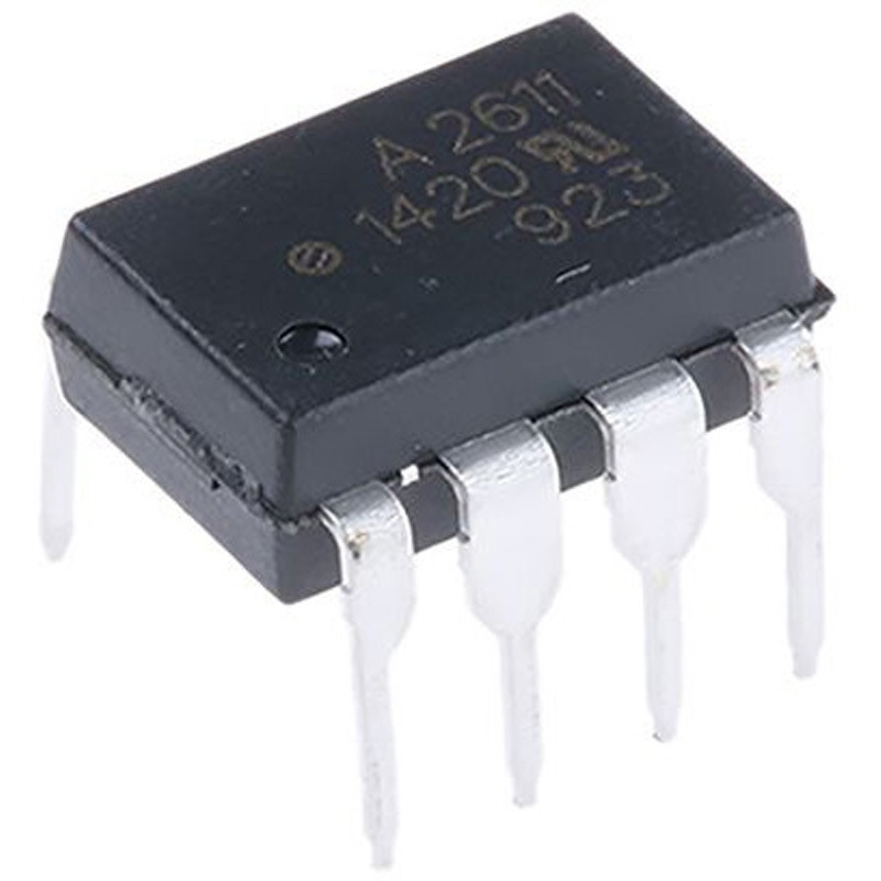 HCPL-2611-000E Broadcom (ブロードコム) フォトカプラ， スルーホール実装 チャンネル数：1， トランジスタ出力， HCPL-2611-000E 1セット(50個) BROADCOM 【通販モノタロウ】