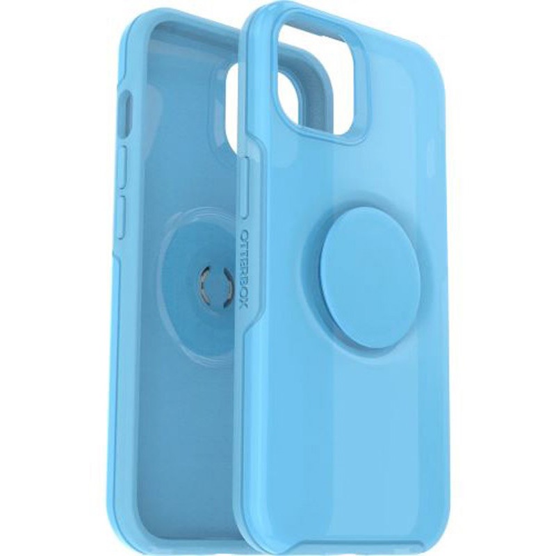 77-89708 iPhone14ケース OTTER + POP SYMMETRY シアン OtterBOX 耐衝撃