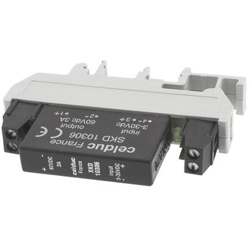 XKD10306 Celduc ソリッドステートリレー 最大負荷電圧:60 V 最大負荷電流:3 A DIN Rail， XKD10306 1個 CELDUC 【通販モノタロウ】 8,168円