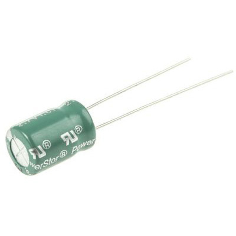 HV0810-2R7105-R Eaton 電気二重層コンデンサ 2.7V dc 1F リード品 EATON(イートン) 1袋(100個) HV0810-2R7105-R