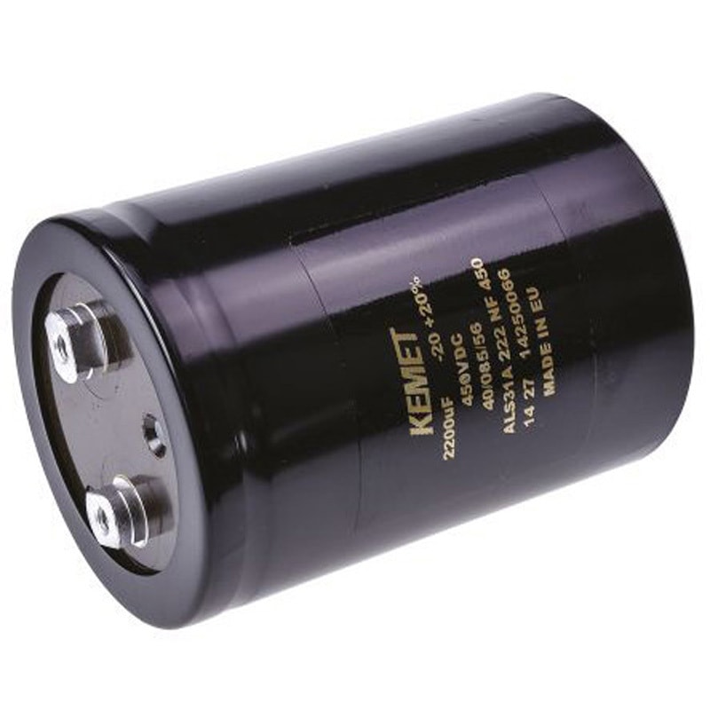 ALS31A222NF450 KEMET コンデンサ 2200μF， ，450V dc， ALS31A222NF450 1個 KEMET 【通販モノタロウ】