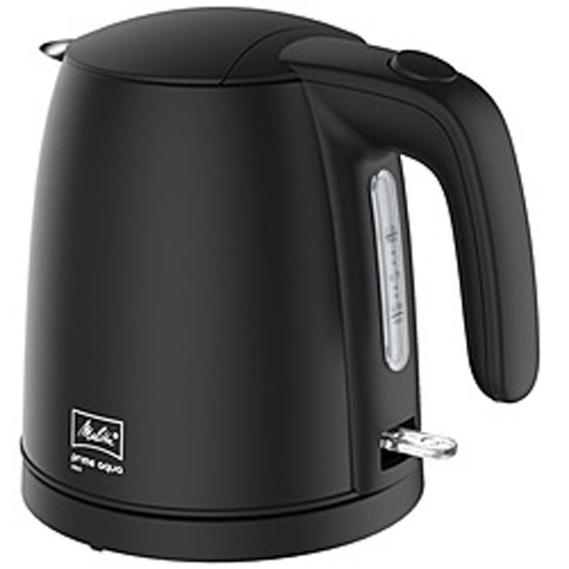 MEK18K3S 電気ケトル prime aqua mini(プライムアクアミニ) スモーキーブラック MEK18-K3S [1.0L] 1個 メリタ 【通販モノタロウ】