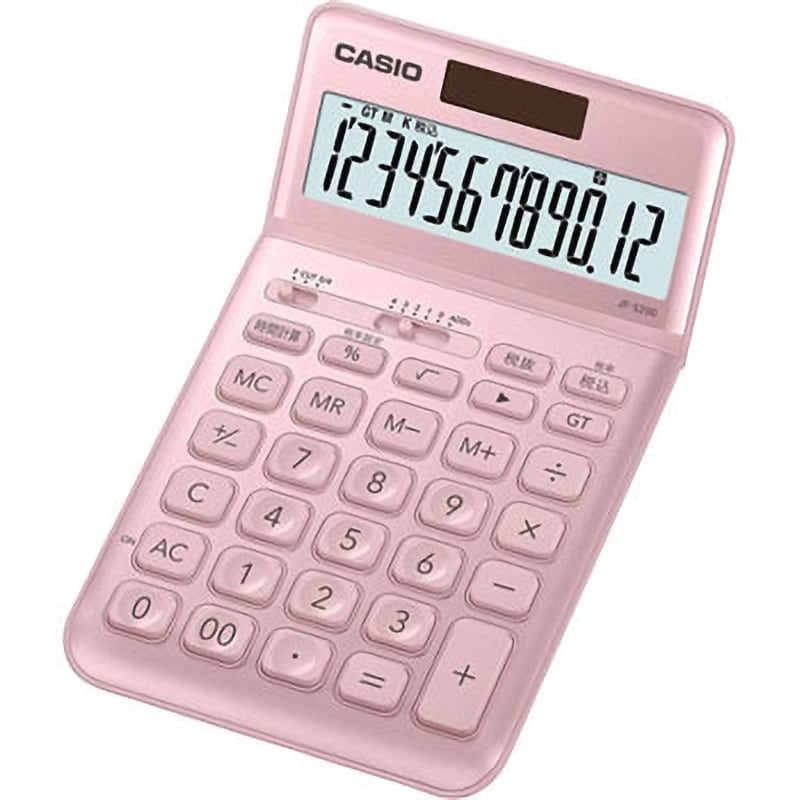 カシオ計算機　JF-S200-PK-N　1個　スタイリッシュ電卓(ジャストサイズ)　【通販サイトMonotaRO】