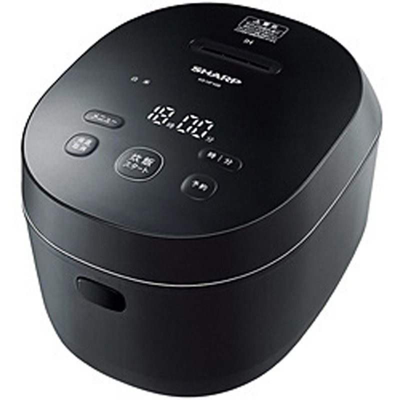 KSHF10B 炊飯器 PLAINLY ブラック系 KS-HF10B-B [5.5合 /IH] 1個 シャープ 【通販モノタロウ】